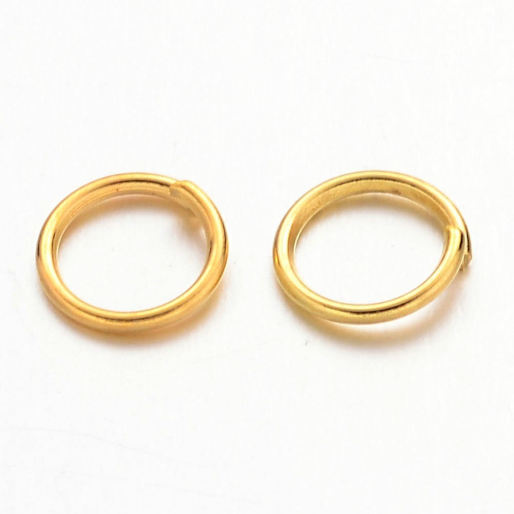 Gold Coloured Jump Ring 6 mm (4.6mm ID) - Pack of 3500