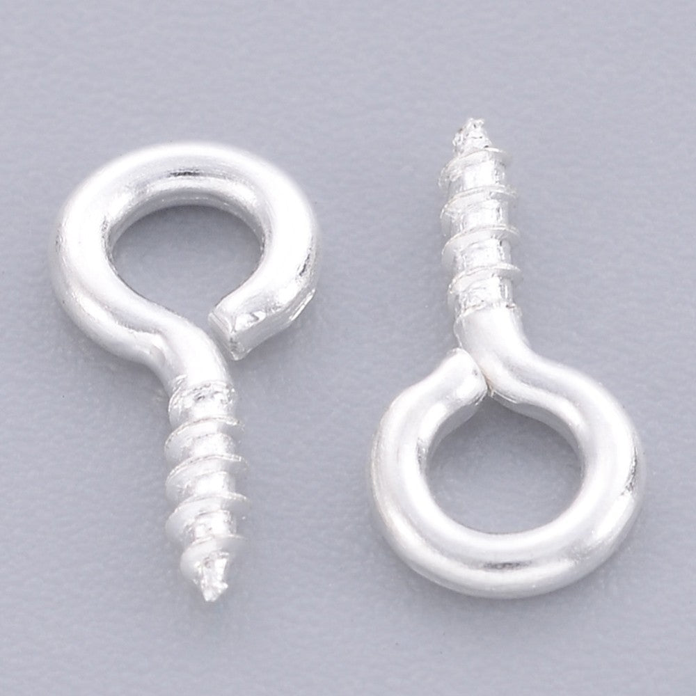 Screw Eye Bail 10 mm - Silver - Pack of 200