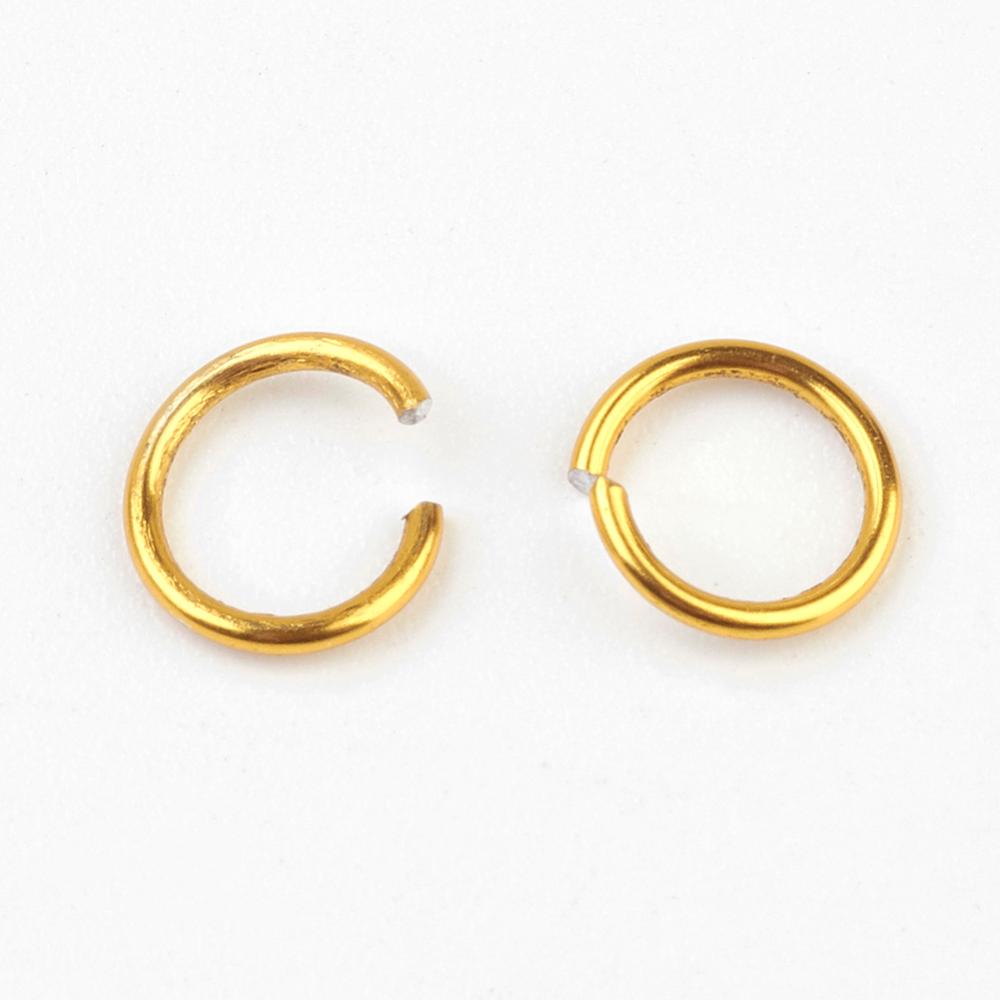 Aluminium Jump Rings 10mm x 1.0mm - Assorted - Pack of 200