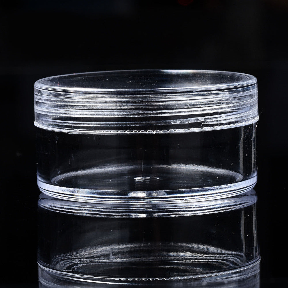 Bead Storage Container- Clear, 4.95 x 2.45cm, Inner Diameter: 4.2cm