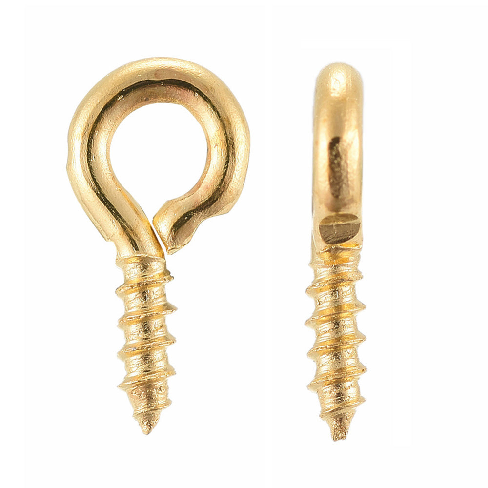 Screw Eye Bail 8 mm - Gold - Pack of 200