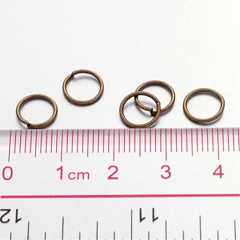Antique Bronze Coloured Jump Ring 8 mm (6mm ID) - Pack of 500