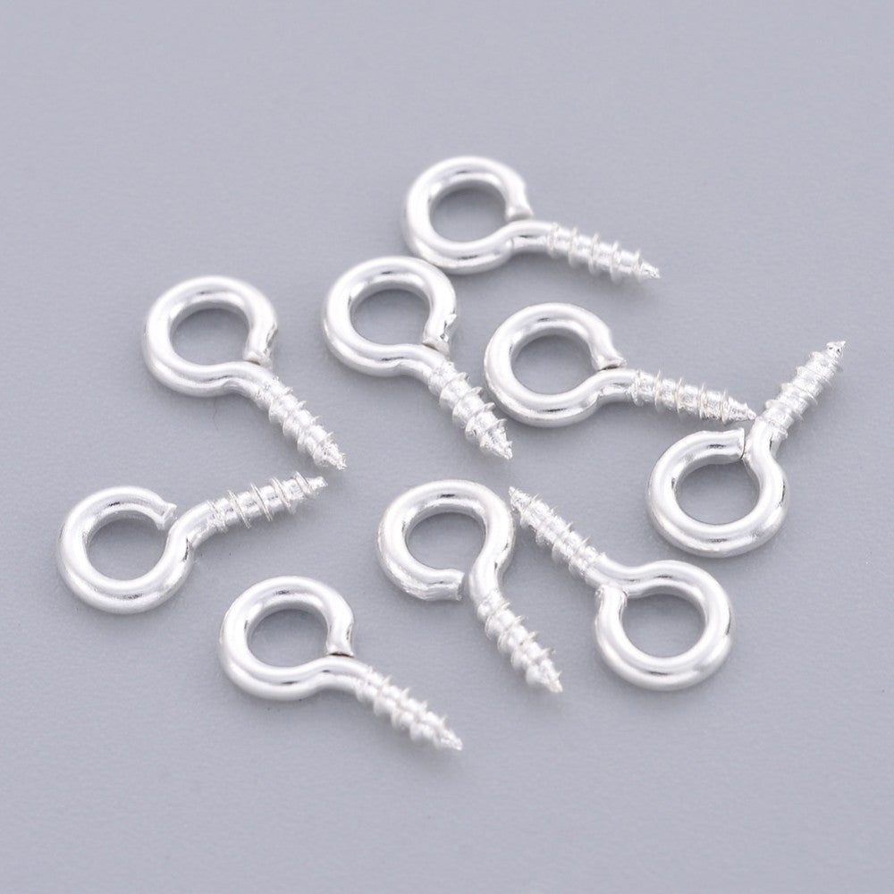 Screw Eye Bail 10 mm - Silver - Pack of 200