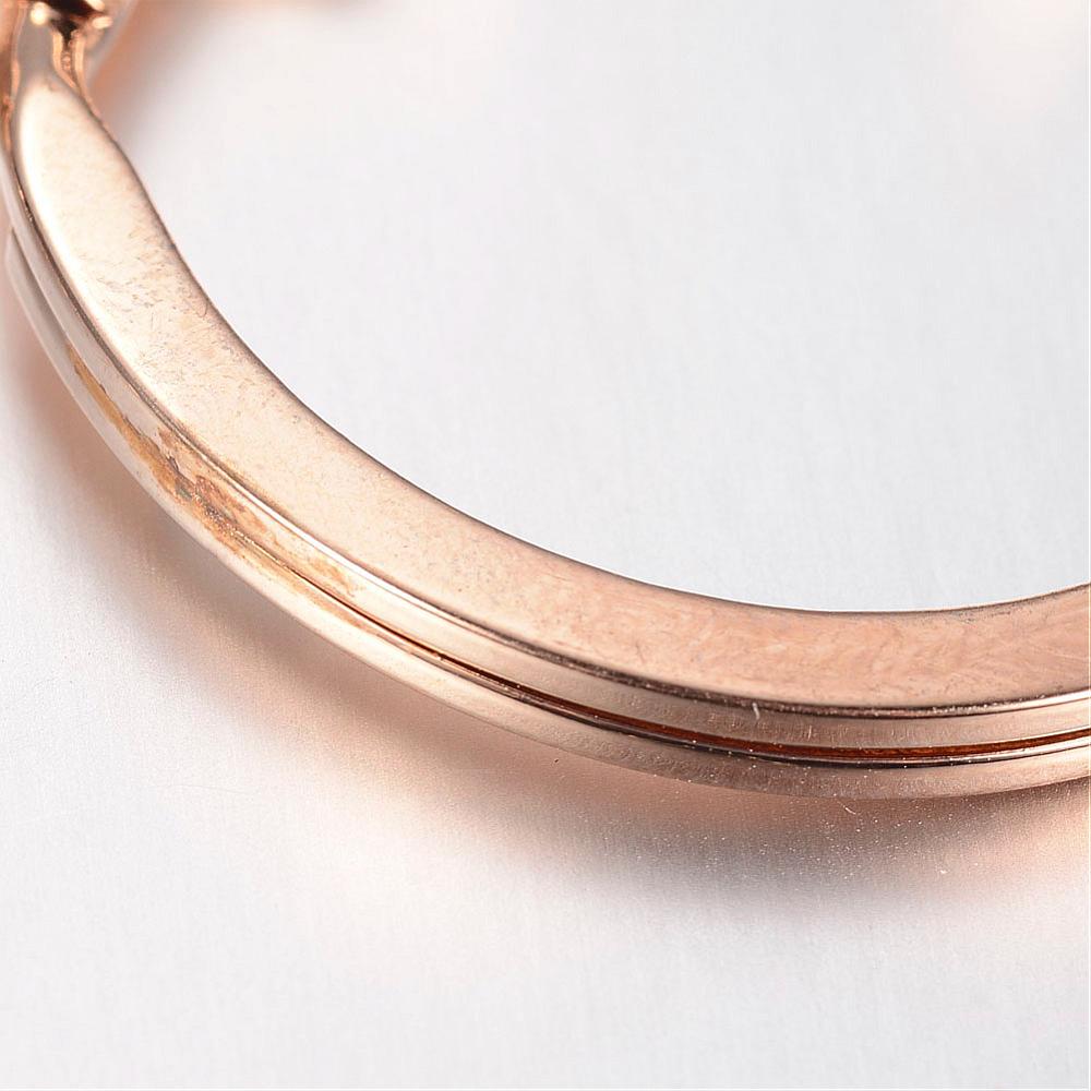Swivel Key Clasp with Ring 66 mm - Gold