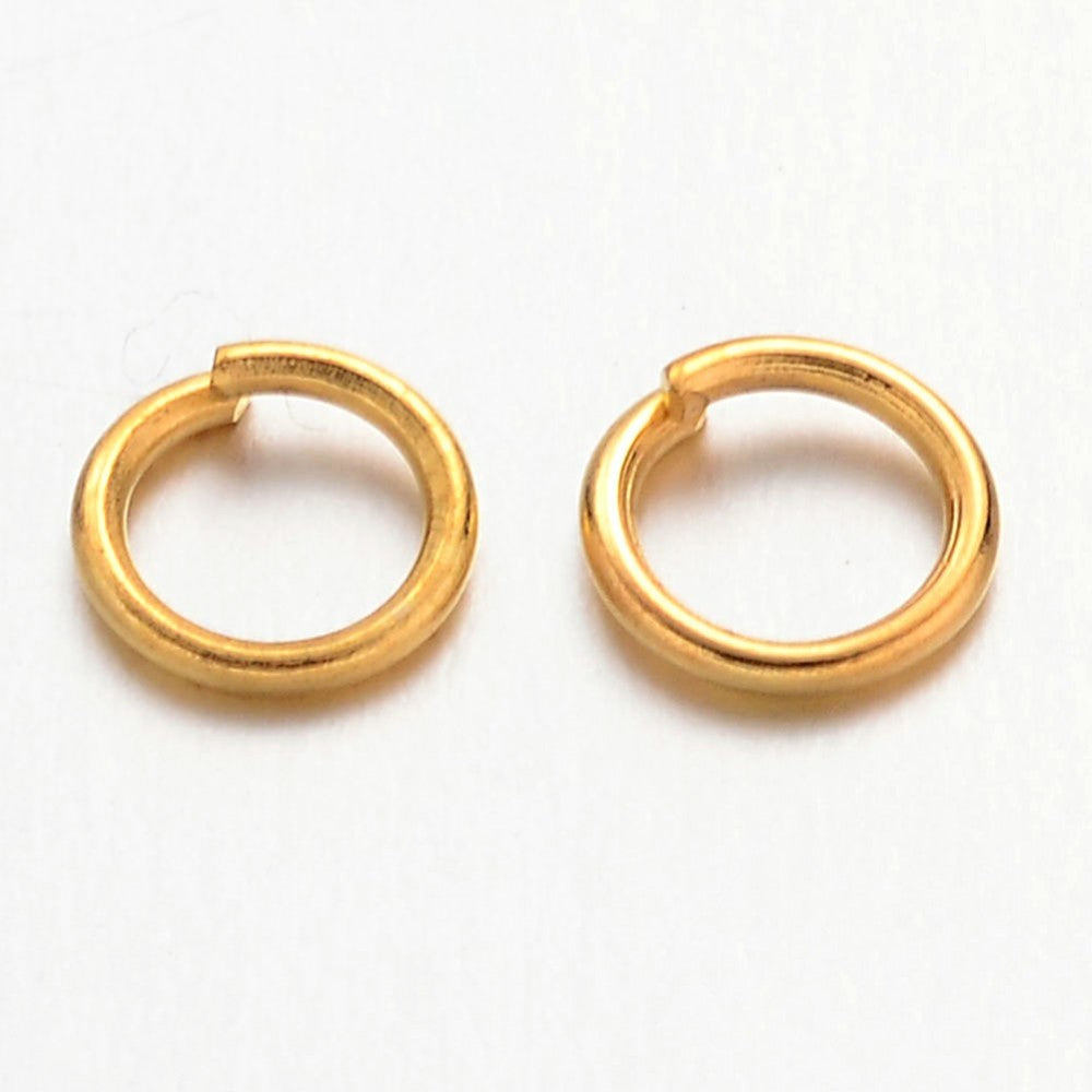 Gold Coloured Jump Ring 5 mm (3.6 mm ID) - Pack of 2000