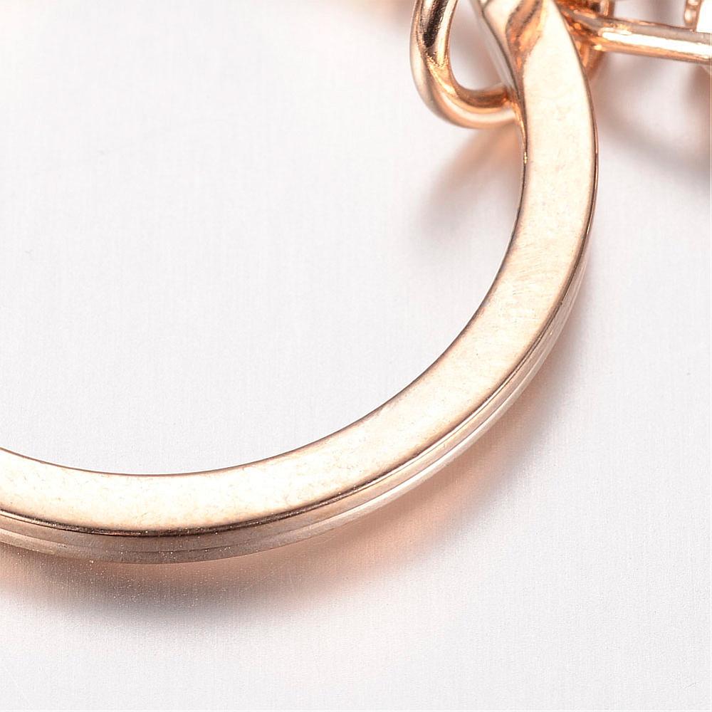 Swivel Key Clasp with Ring 66 mm - Gold
