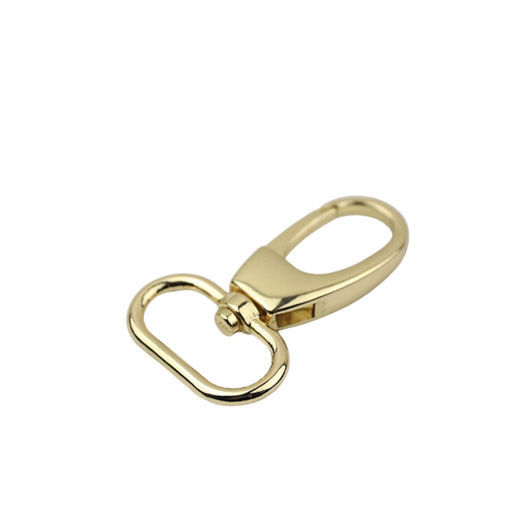 Bag Swivel Clasp Light Gold 25 mm - Pack of 5