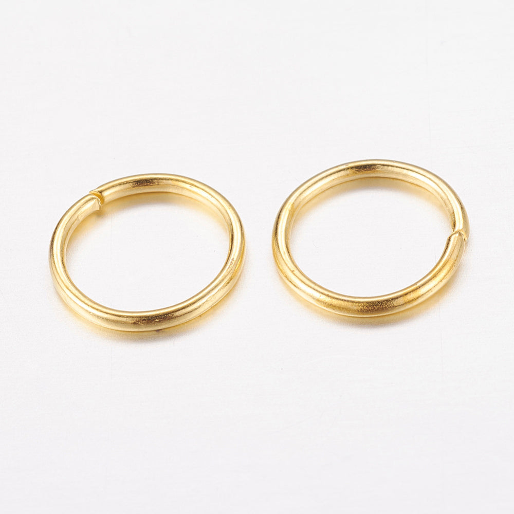 Gold Coloured Jump Ring 10 mm (8mm ID) - Pack of 650