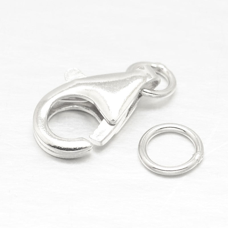 Sterling Silver 925 Lobster Clasp 13x8x3mm