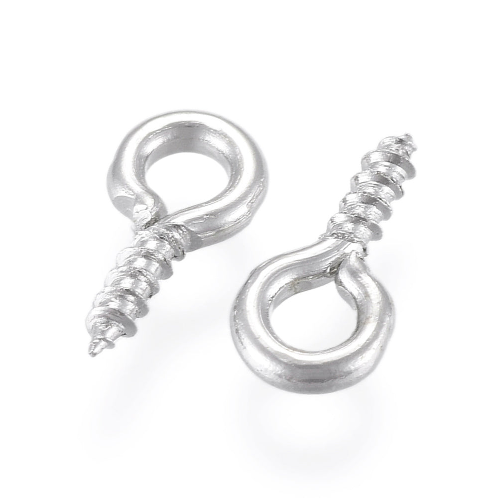 Screw Eye Bail 8mm - Platinum - Pack of 200