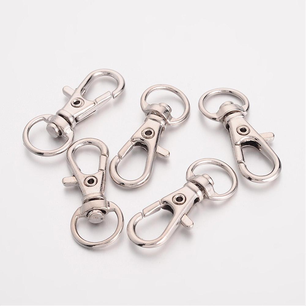 Swivel Lobster Clasp 30.5mm x 11mm x 6mm - Pack of 10