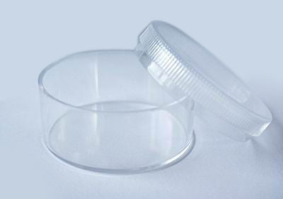 Small Plastic Bead Containers 3.8x2.1cm, Capacity: 3ml (0.1 fl. oz) - Pack of 12