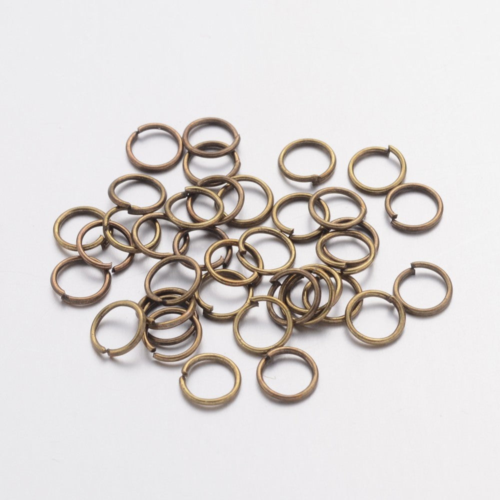 Antique Bronze Coloured Jump Ring 6 mm (4.6mm ID) - Pack of 500