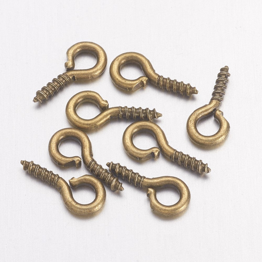 Screw Eye Bail 8 mm - Antique Bronze - Pack of 200