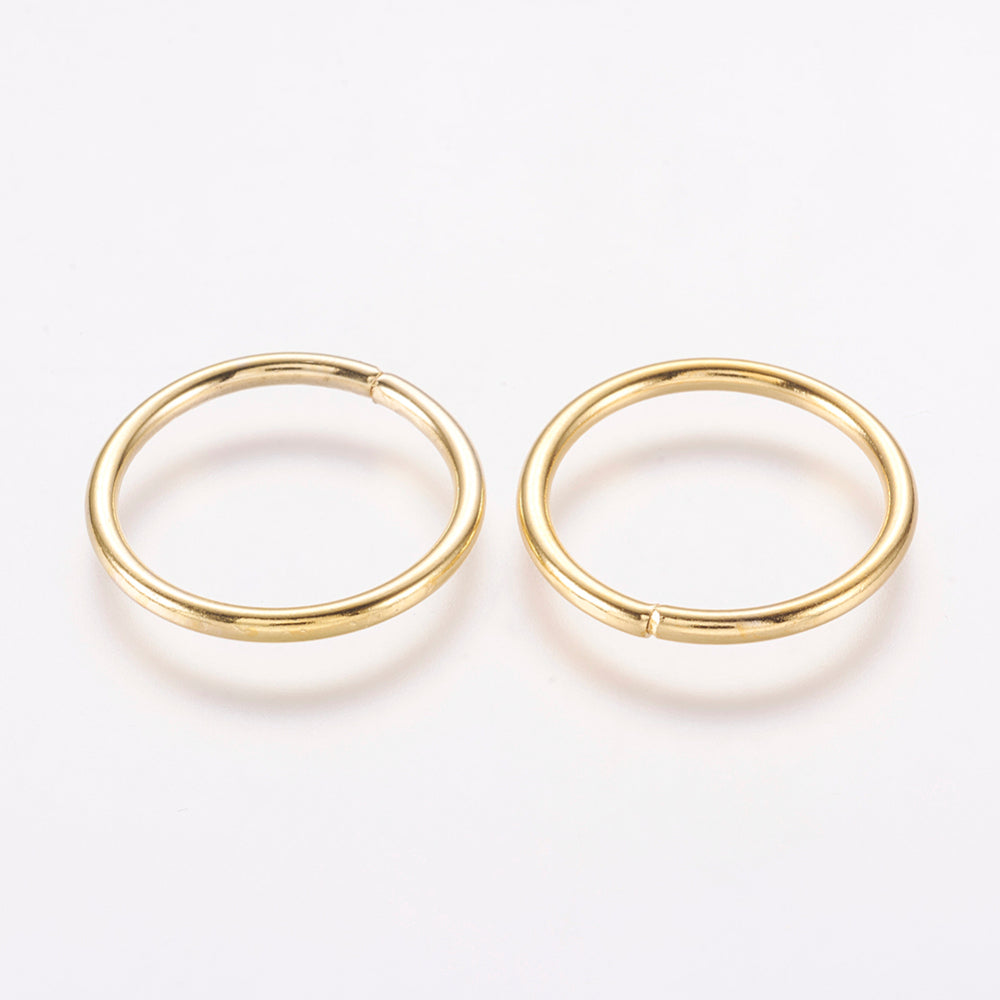 Gold Coloured Jump Ring 20 mm (16 mm ID) - Pack of 100