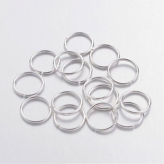 Silver Coloured Jump Ring 10 mm (8mm ID) - Pack of 650