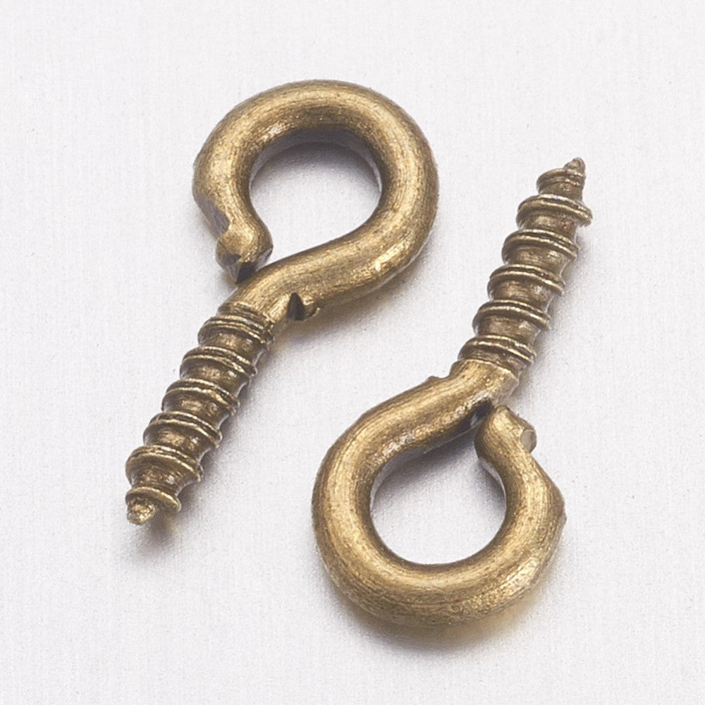 Screw Eye Bail 8 mm - Antique Bronze - Pack of 200