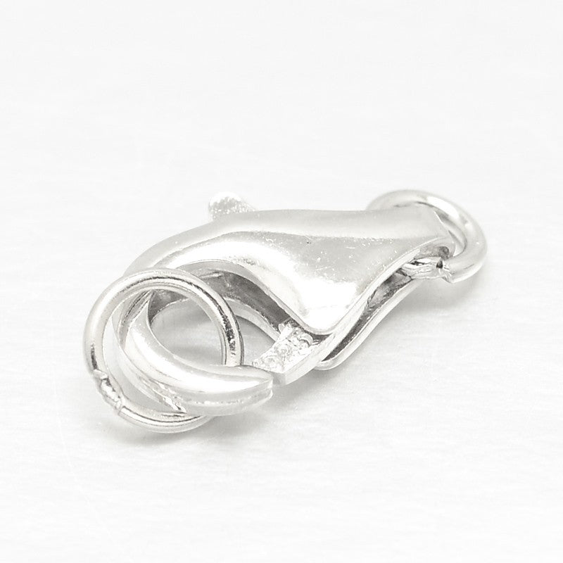 Sterling Silver 925 Lobster Clasp 11x7x4mm