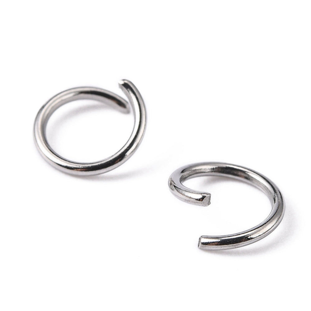 Stainless Steel Jump Ring 8 mm - Pack of 75
