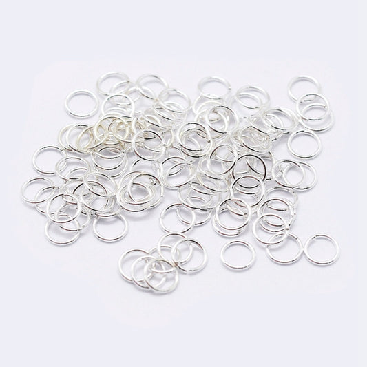 925 Sterling Silver Jump Ring 6 mm - Pack of 5