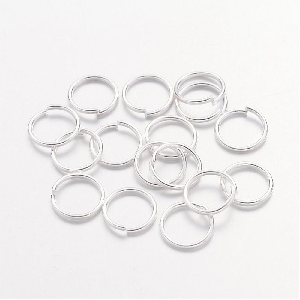 Silver Coloured Jump Ring 8 mm (6mm ID) - Pack of 400