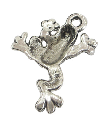 Frog Charms Antique Silver 21.5x17mm - Pack of 20