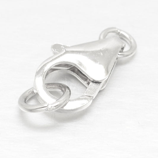 Sterling Silver 925 Lobster Clasp 12x9x4mm