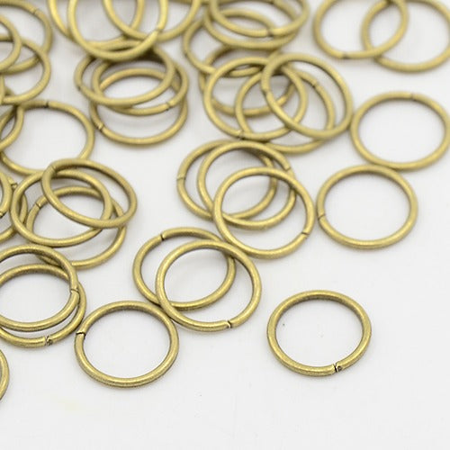 Antique Bronze Coloured Jump Ring 10 mm (8mm ID) - Pack of 300