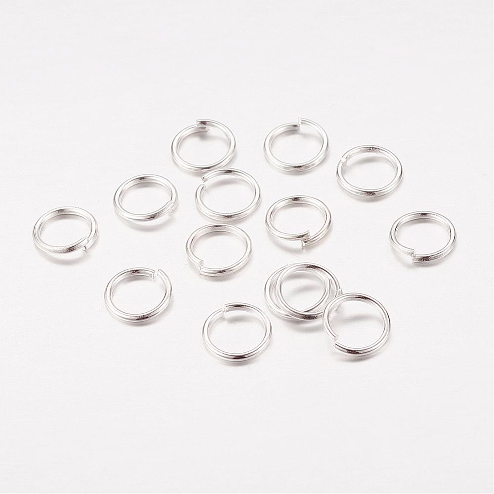 Silver Coloured Jump Ring 6 mm (4.6mm ID) - Pack of 3500