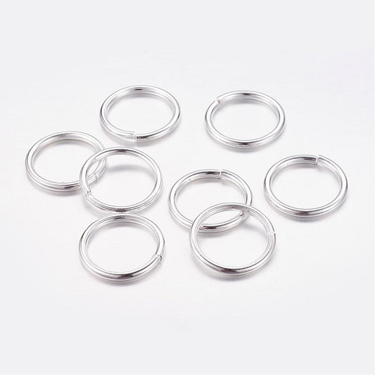 Silver Coloured Jump Ring 20 mm (16 mm ID) - Pack of 100