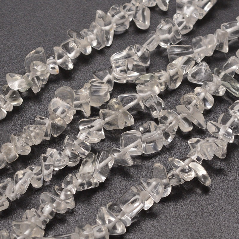 Glass Chip Beads 5-8mm Wide 32" Strand