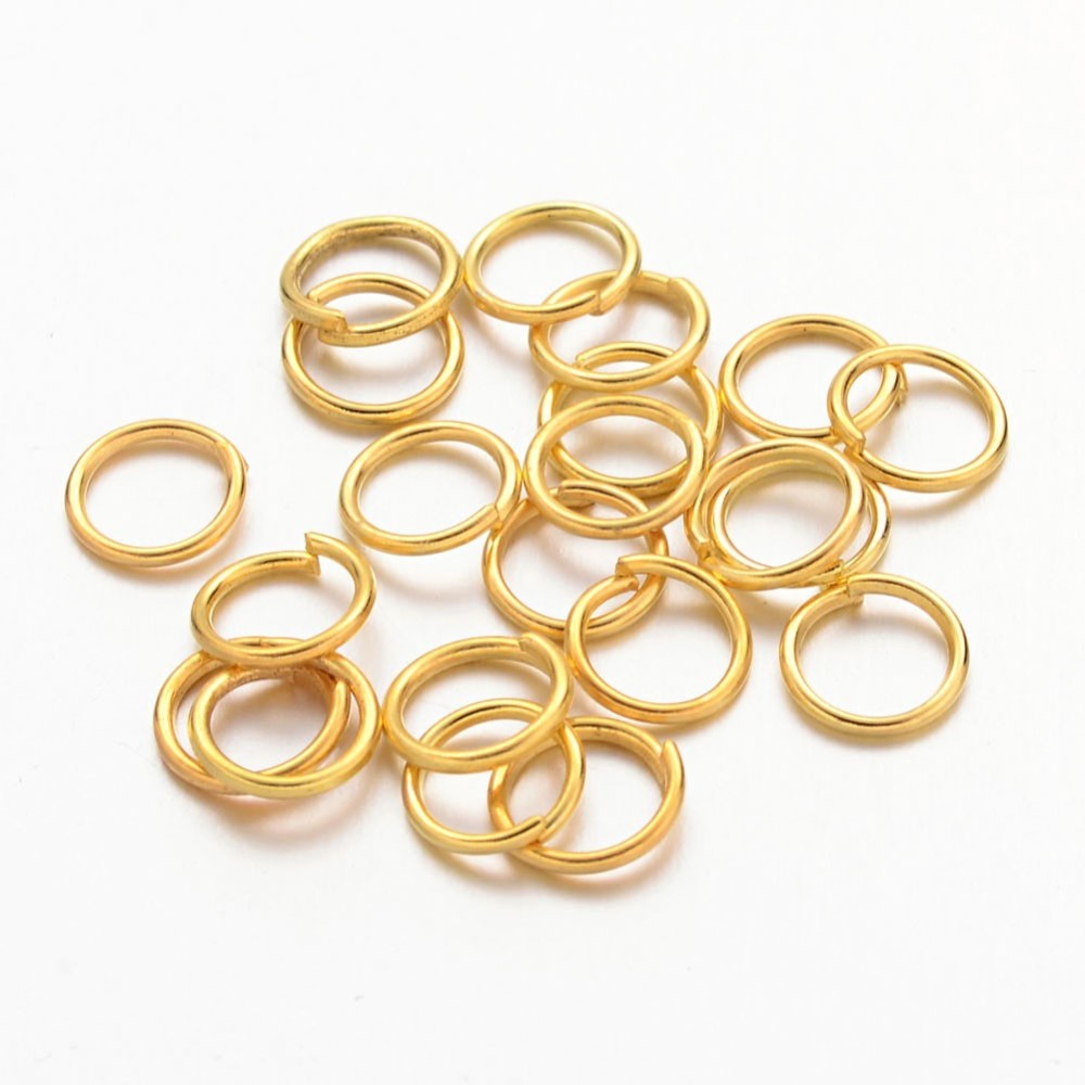 Gold Coloured Jump Ring 6 mm (4.6mm ID) - Pack of 3500