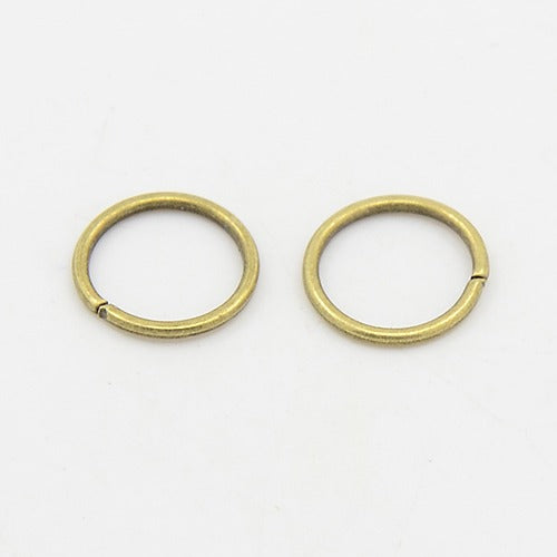 Antique Bronze Coloured Jump Ring 10 mm (8mm ID) - Pack of 300