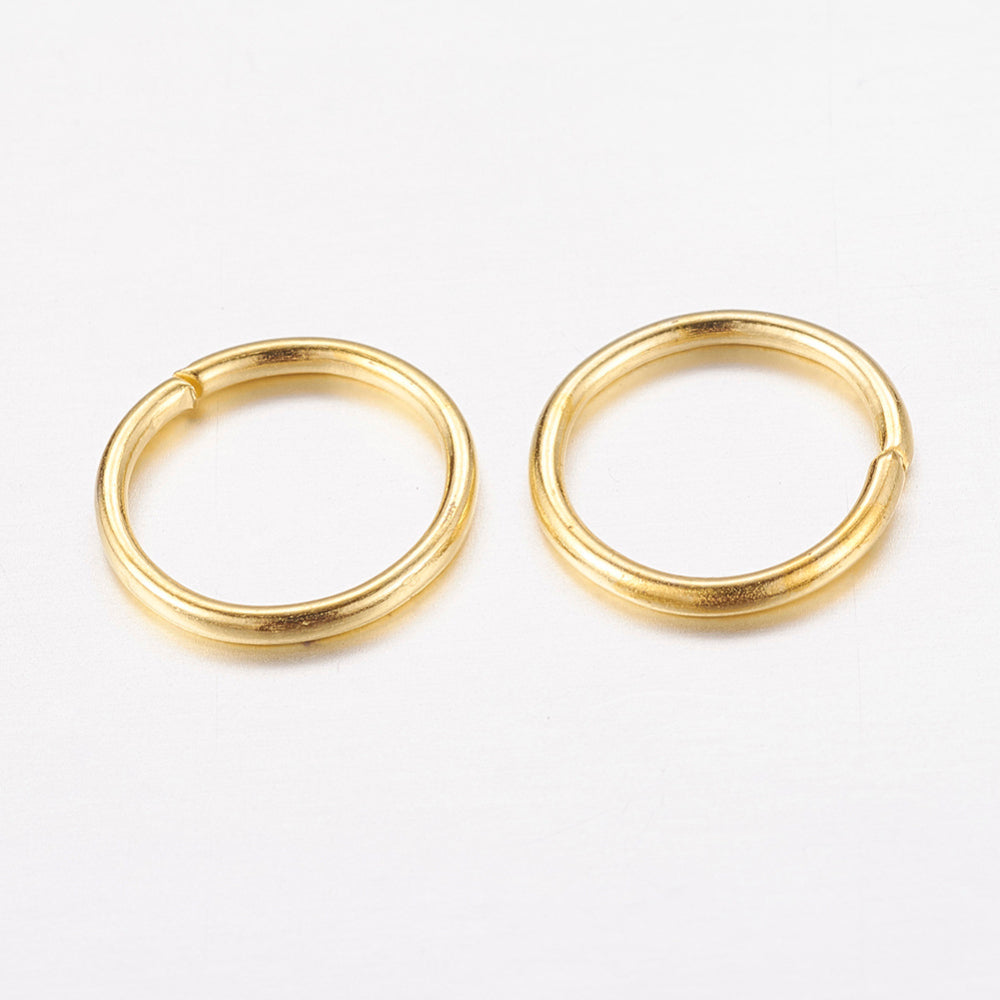 Gold Coloured Jump Ring 10 mm (8mm ID) - Pack of 650