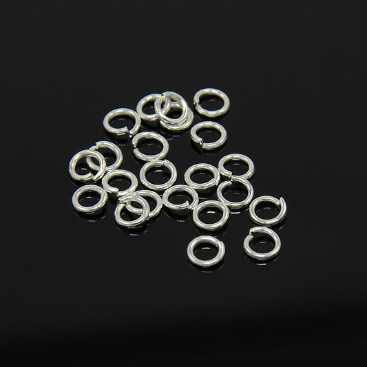 Silver Coloured Jump Ring 4 mm (2.6 mm ID) - Pack of 1000