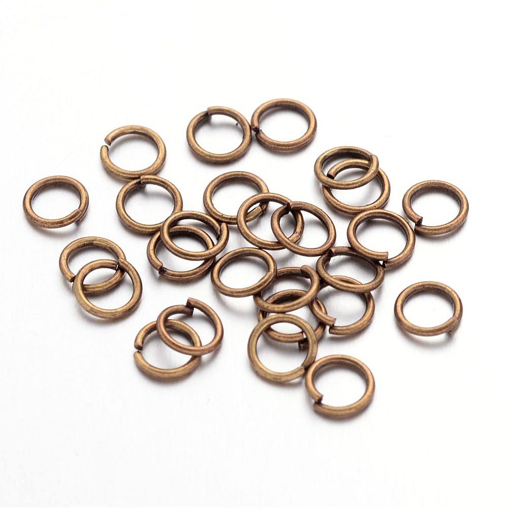 Antique Bronze Coloured Jump Ring 5 mm (3.6 mm ID) - Pack of 1000