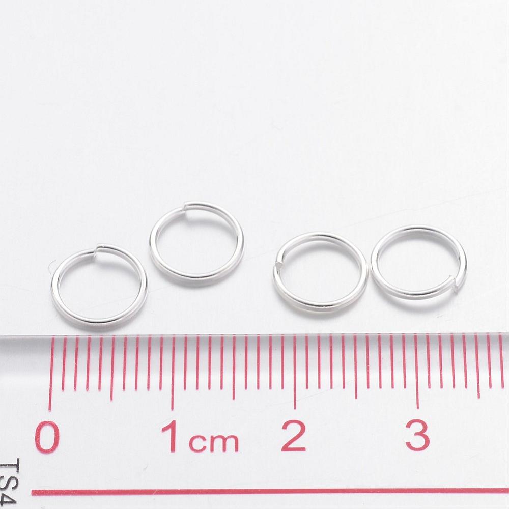 Silver Coloured Jump Ring 8 mm (6mm ID) - Pack of 400
