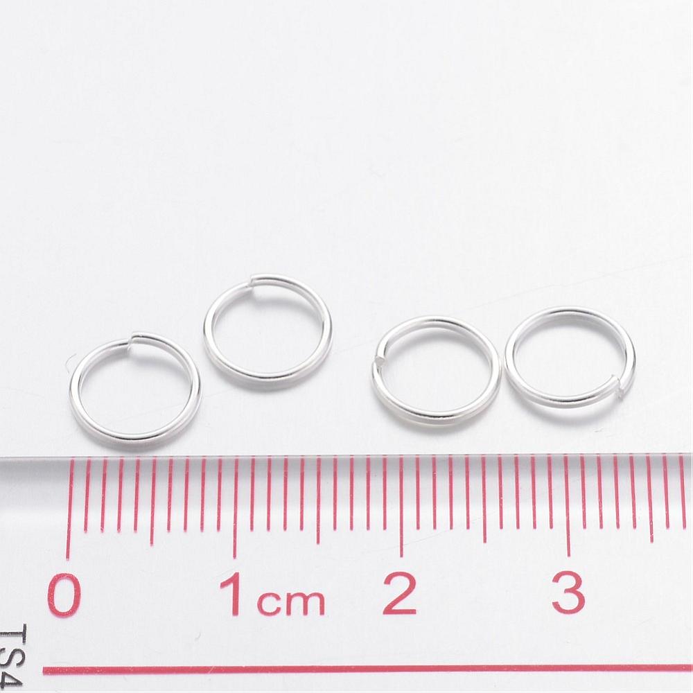 Silver Coloured Jump Ring 8 mm (6mm ID) - Pack of 400