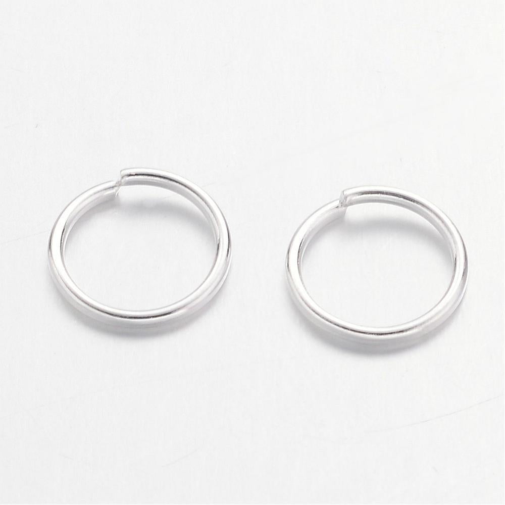 Silver Coloured Jump Ring 8 mm (6mm ID) - Pack of 400